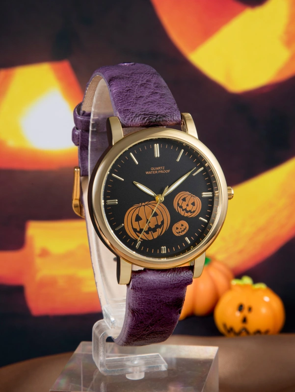 Halloween Pumpkin Funny Quartz Watch for Women