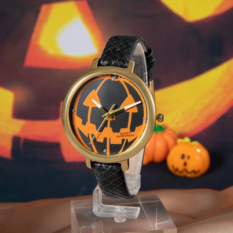 Halloween Pumpkin Funny Quartz Watch for Women