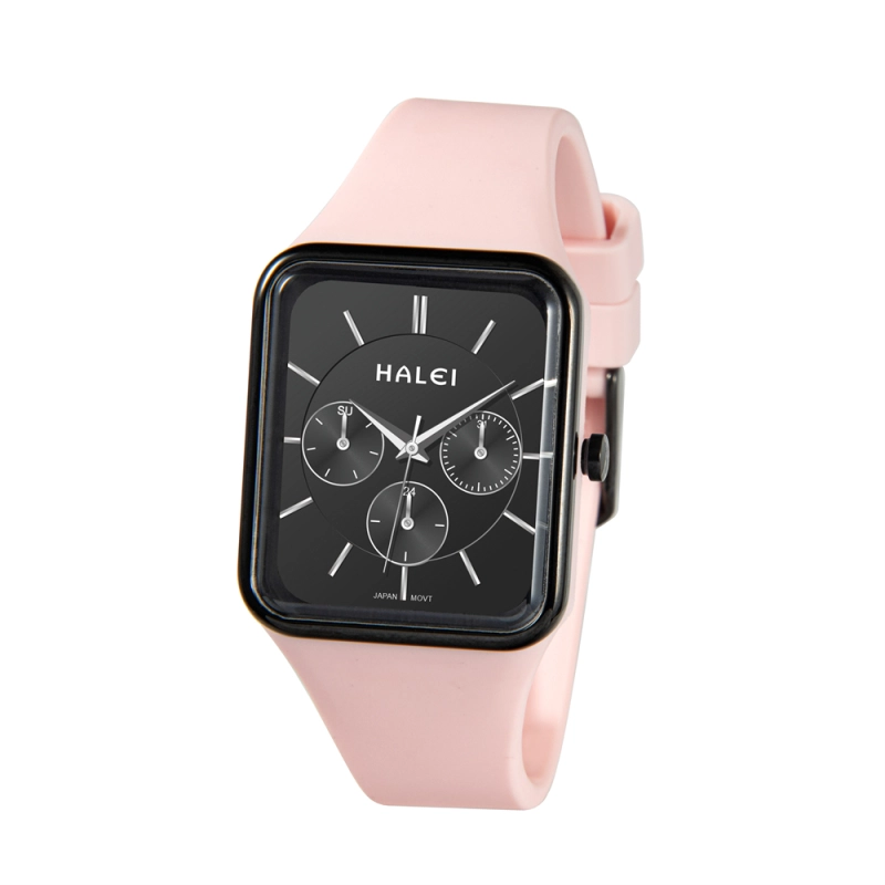 Fashion ladies quartz watch silicone strap