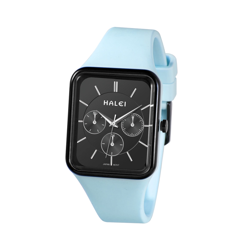 Fashion ladies quartz watch silicone strap