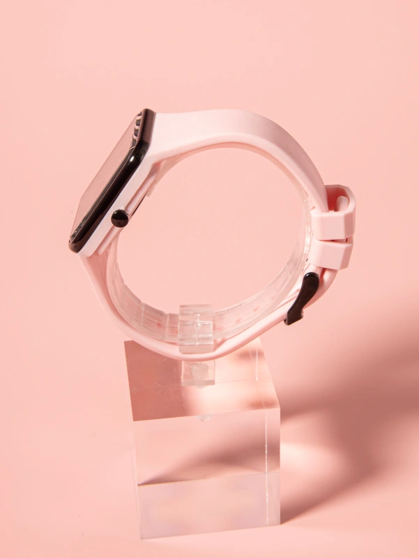 Fashion ladies quartz watch silicone strap with elegant bracelet