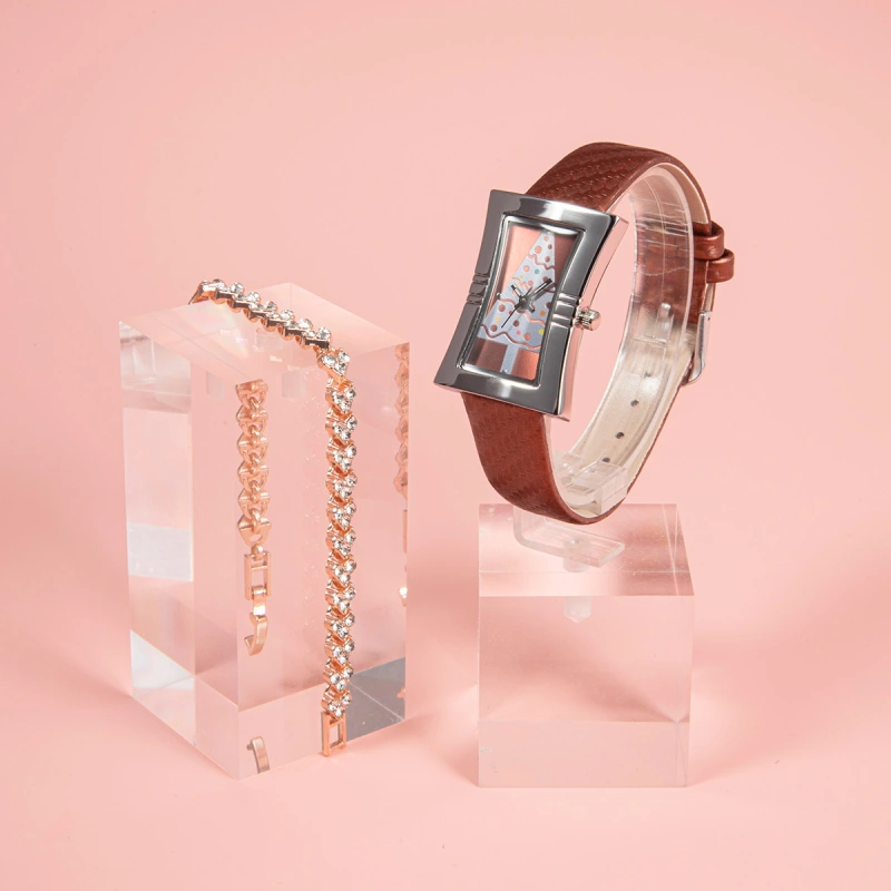 Christmas gift set 1PC fashion ladies quartz watch +1PC elegant bracelet