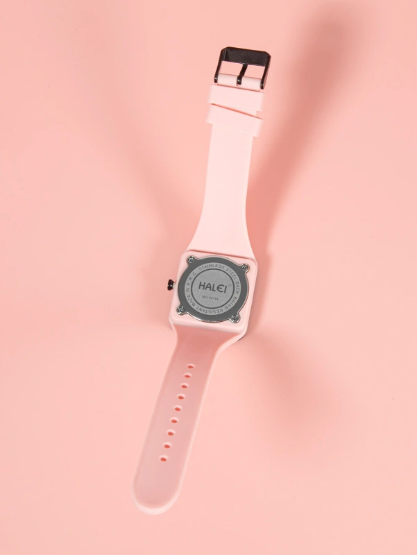 Fashion ladies quartz watch silicone strap with elegant bracelet