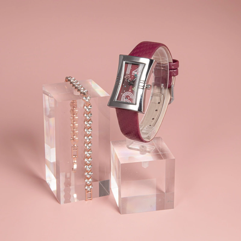 Christmas gift set 1PC fashion ladies quartz watch +1PC elegant bracelet