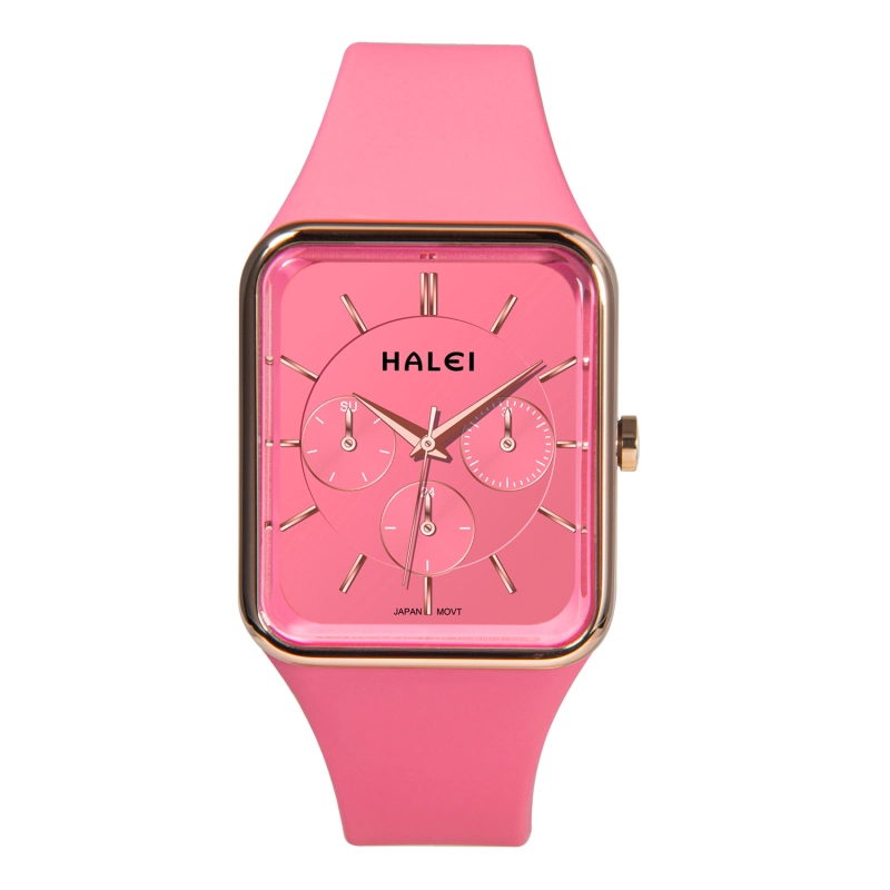 Fashion ladies quartz watch silicone strap