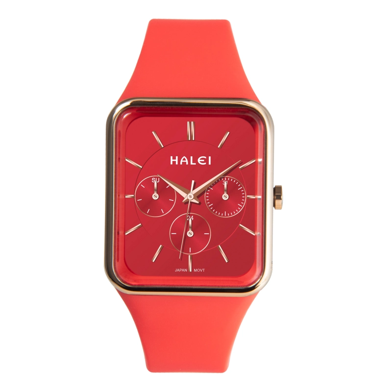 Fashion ladies quartz watch silicone strap