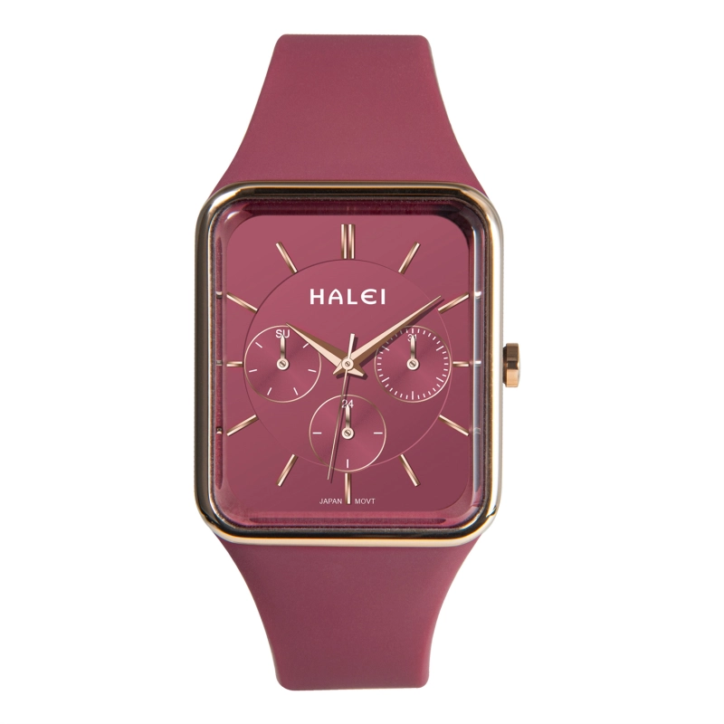 Fashion ladies quartz watch silicone strap