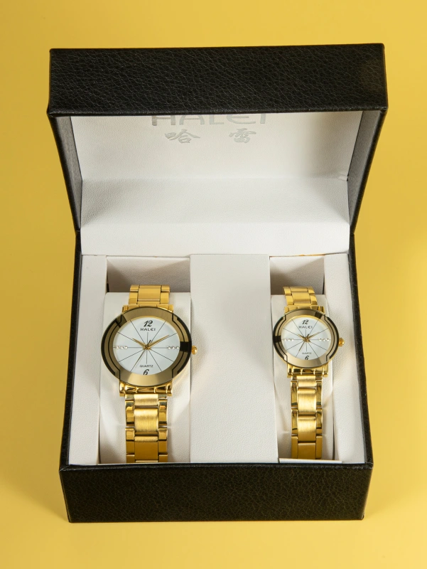 HALEI 475ML Fashion couple quartz watch