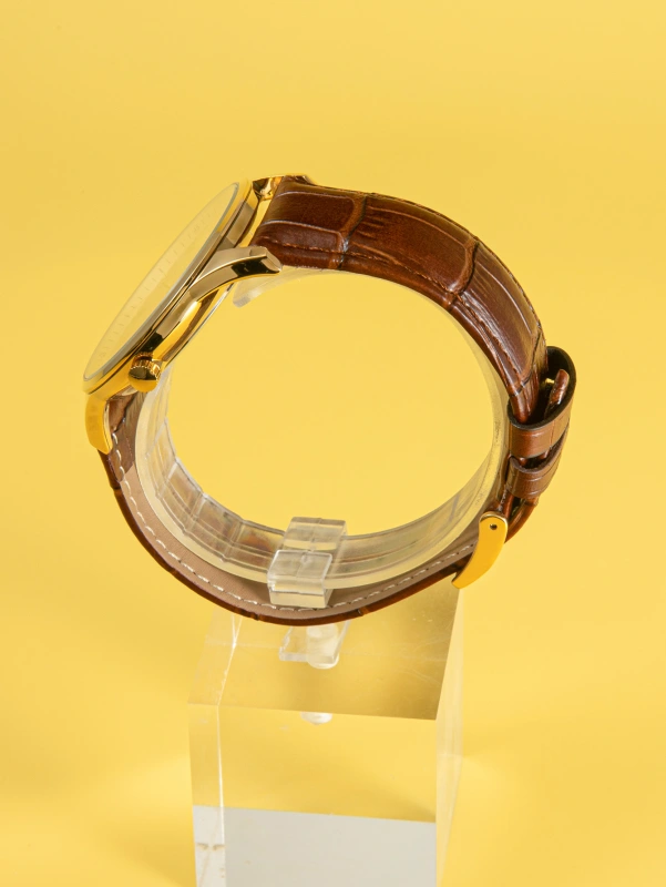 HALEI 549ML Leather quartz watch for couple