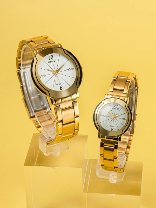 HALEI 475ML Fashion couple quartz watch