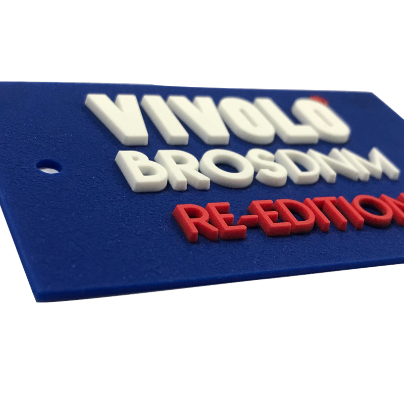 Silicone garment label