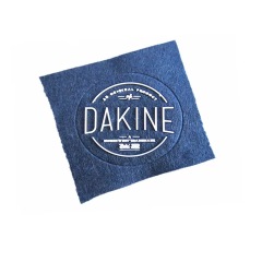 Microfiber Material High Frequency Embossed Silicone Rubber Labels