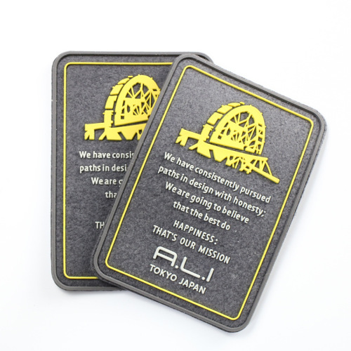 Embossed Silicone Patches - Custom 3D Patches Manufacturer