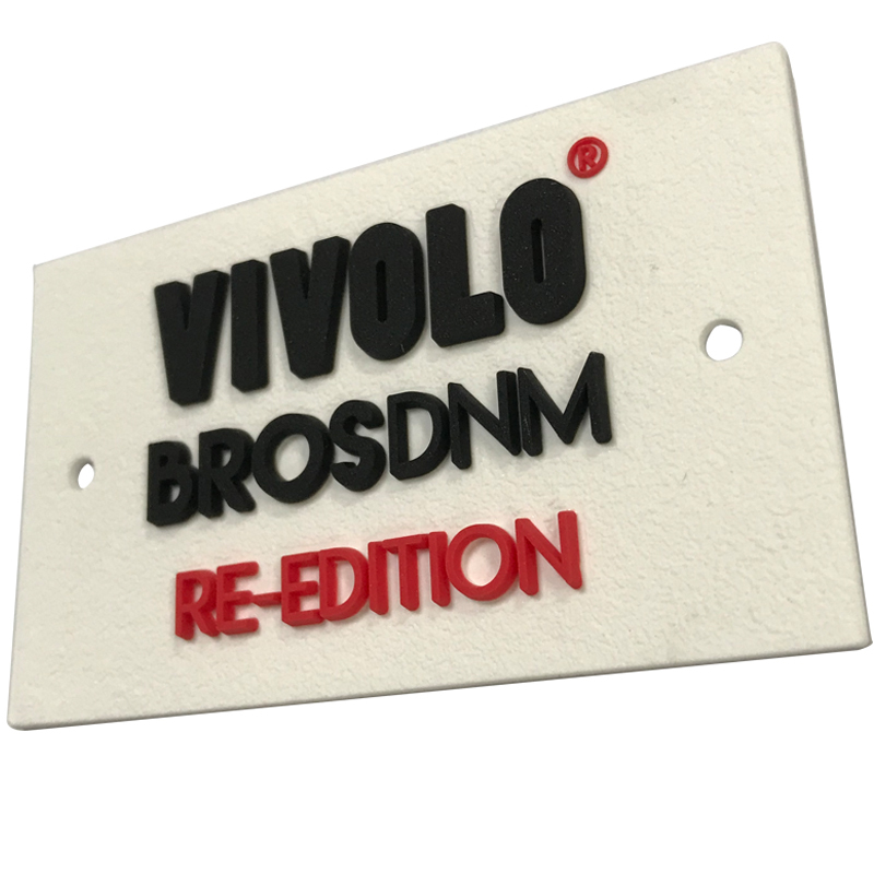 Silicone garment label