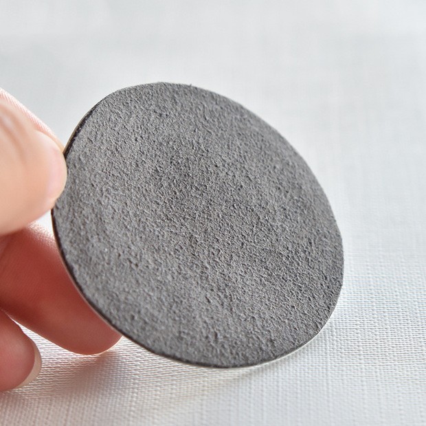 Recycled microfiber Material High Frequency Embossed Silicone Rubber Labels