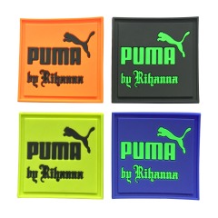 Silicone garment label for shoes