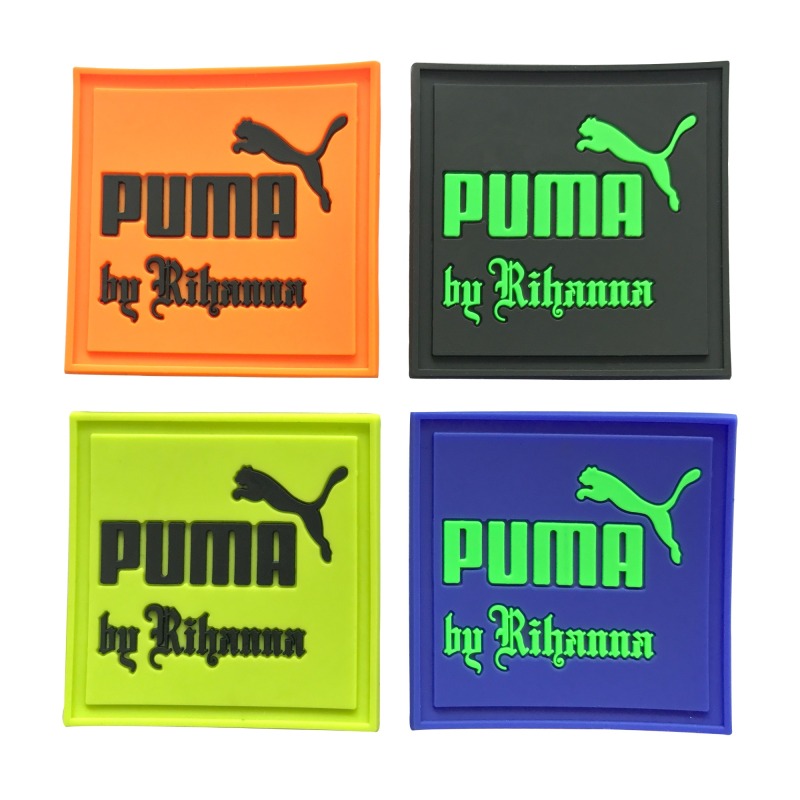 Silicone garment label for shoes