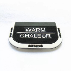 Silicone garment label