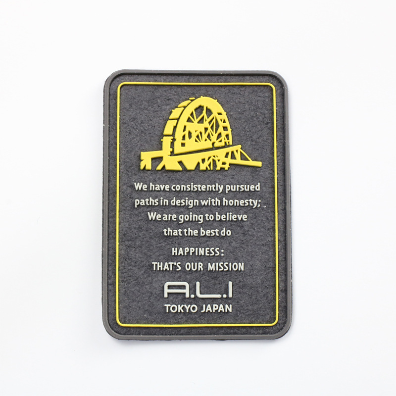 Embossed Silicone Patches - Custom 3D Patches Manufacturer