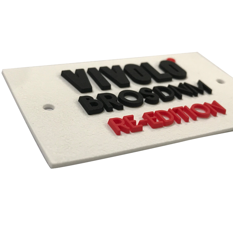 Silicone garment label