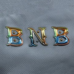 Customized Heat Transfer TPU Labels Embossed Logo Brand Patch Print Badge For Garment
