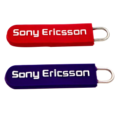 Custom Rubber Plastic Soft Zipper Pulls PVC Nylon Cord Zipper Tab for Backpacks Jackets Luggage Purses Handbags