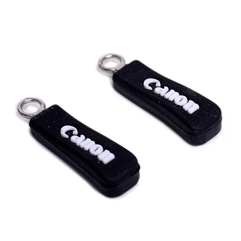 Custom Rubber Plastic Soft Zipper Pulls PVC Nylon Cord Zipper Tab for Backpacks Jackets Luggage Purses Handbags