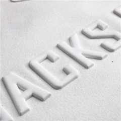 Customized Heat Transfer TPU Labels Embossed Logo Brand Patch Print Badge For Garment