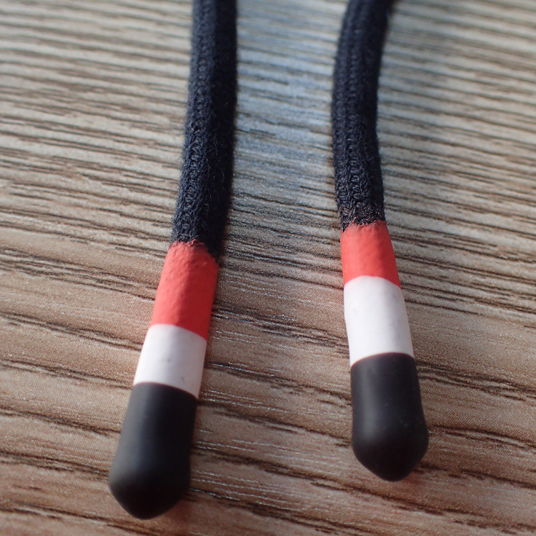 Custom fashion silicone stopper PVC final part for shoe lace tips