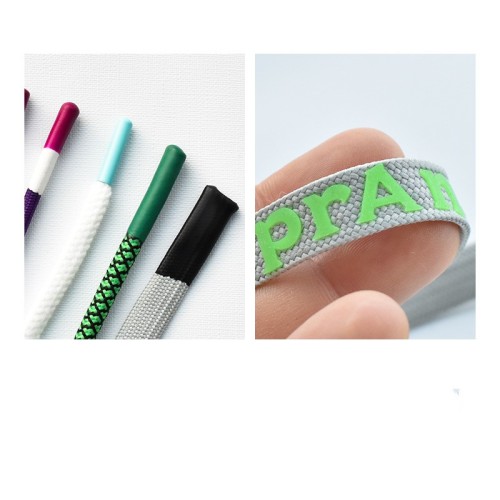 Custom fashion silicone stopper PVC final part for shoe lace tips