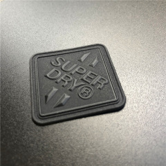 Customized Heat Transfer TPU Labels Embossed Logo Brand Patch Print Badge For Garment