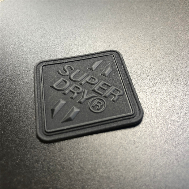 Customized Heat Transfer TPU Labels Embossed Logo Brand Patch Print Badge For Garment