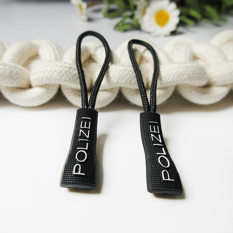 Custom Rubber Zipper Pulls Zipper Tab silicone and PVC material for Backpacks Jackets Luggage Purses Handbags