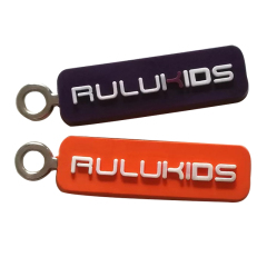 Custom Rubber Plastic Soft Zipper Pulls PVC Nylon Cord Zipper Tab for Backpacks Jackets Luggage Purses Handbags