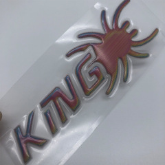 Customized Heat Transfer TPU Labels Embossed Logo Brand Patch Print Badge For Garment