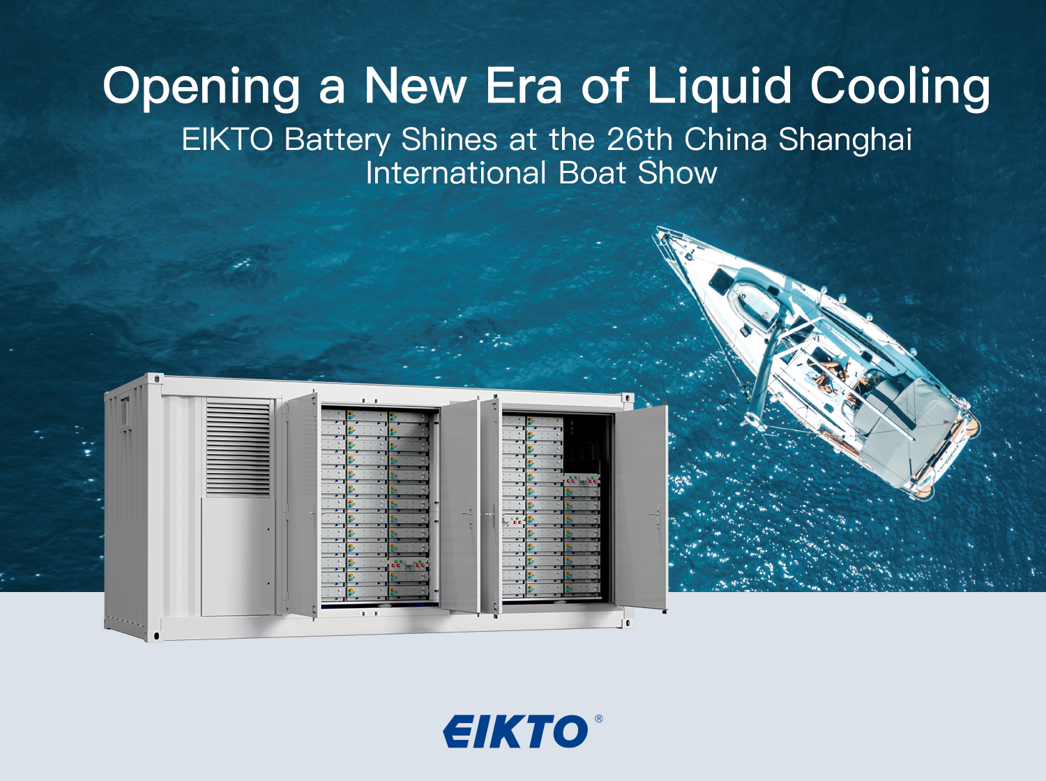 Opening a New Era of Liquid Cooling: EIKTO Battery Shines at the 26th China Shanghai International Boat Show