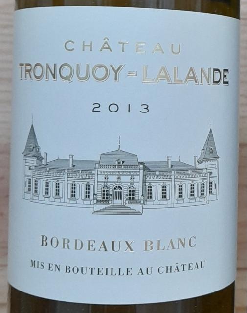 Château Tronquoy-Lalande Blanc