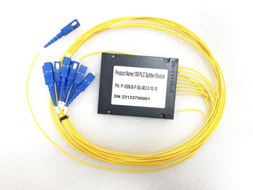 Fiber Optic PLC Splitter- ABS BOX Type with SC Connector
