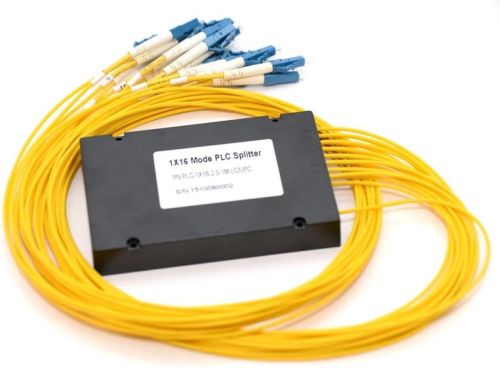 Fiber Optic PLC Splitter- ABS BOX Type with LC Connector