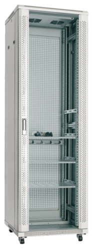NH-H Glass Door with holes decoration Network Cabinet rack