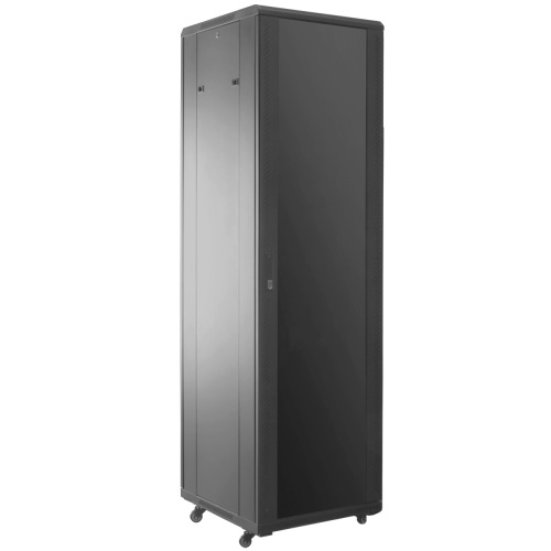 NH-O Glass Door with Oblique hole Decoration Network Cabinet Rack