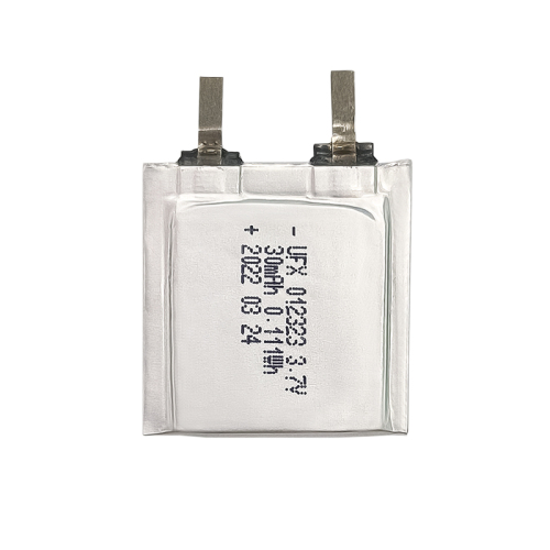 Ultra-thin shaped polymer battery UFX012323