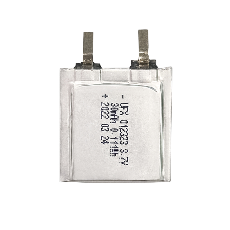 Ultra-thin shaped polymer battery UFX012323