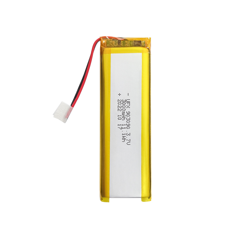 Li-polymer Cell Factory Wholesale Bluetooth Earphone Battery UFX903090 3.7V 3000mAh Rechargeable Battery