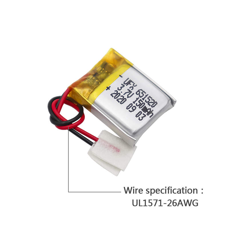 UFX651520 150mAh 3.7V China Lithium-ion Cell Factory Professional Custom