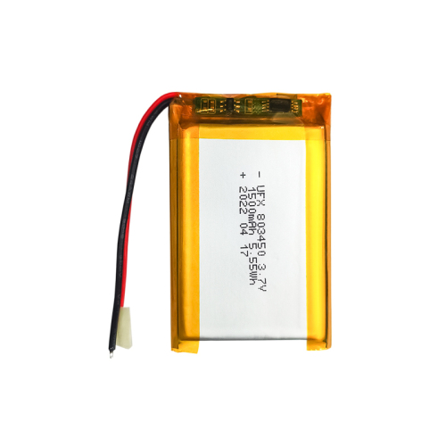 UFX 803450 1500mAh 3.7V Lithium Cell Supplier OEM High Voltage Battery Li-ion Rechargeable Battery Pack-ISO9001 Certified Factory