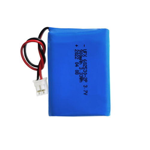 Lithium Cell Supplier OEM High Voltage Battery UFX 602530-2P 900mAh 3.7V Professional Custom for Speaker Li-ion Battery