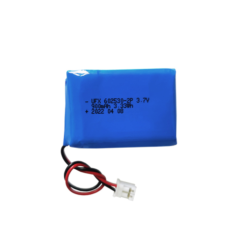 Lithium Cell Supplier OEM High Voltage Battery UFX 602530-2P 900mAh 3.7V Professional Custom for Speaker Li-ion Battery