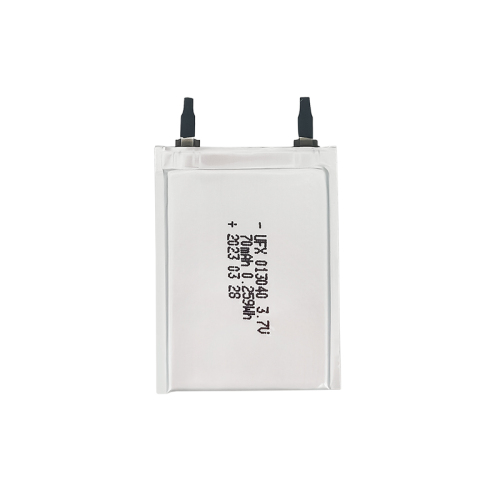Lithium-ion Cell Factory Professional Custom LED Light Battery UFX 013040 70mAh 3.7V Small Lipo Battery