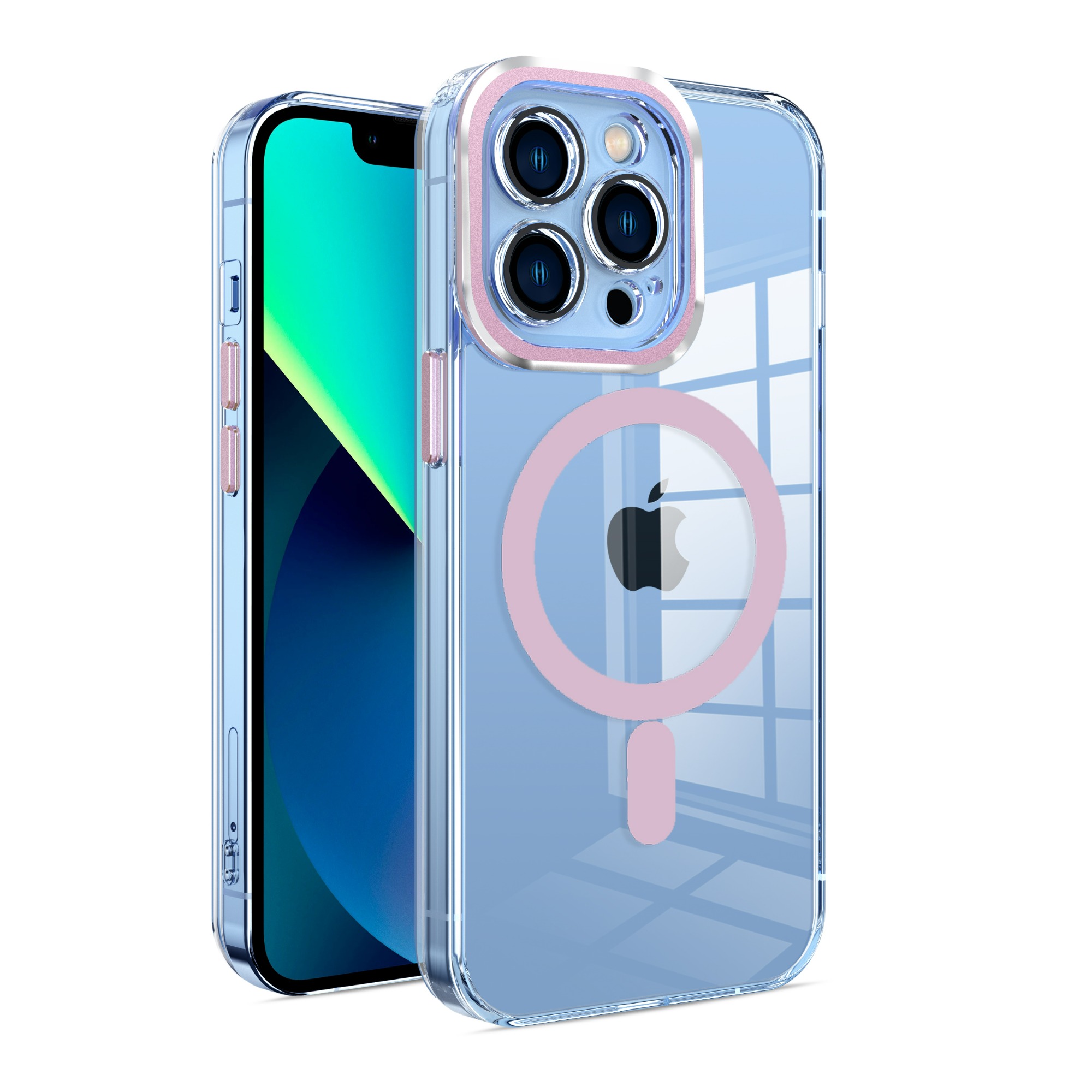 碧澄高透磁吸系列手机壳 内置相机镜头保护盖 轻薄防震